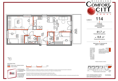 Mieszkanie w inwestycji: Comfort City Koral