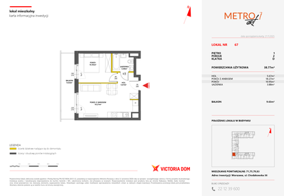 Mieszkanie w inwestycji: Metro Art 7