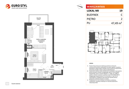 Mieszkanie w inwestycji: Osiedle Warszawska etap II