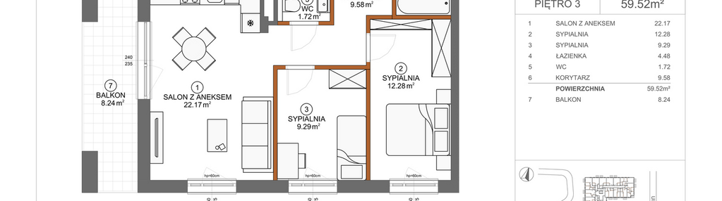 Mieszkanie w inwestycji: Apartamenty Rusałki
