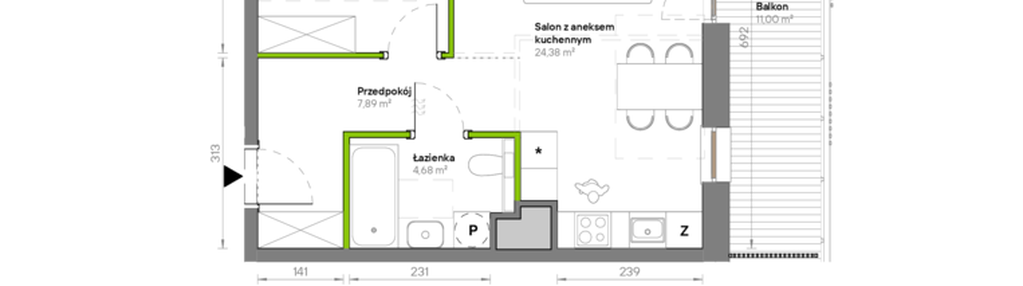 Mieszkanie w inwestycji: Żywiecka Vita