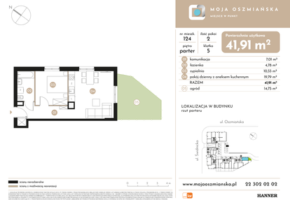Mieszkanie w inwestycji: Moja Oszmiańska