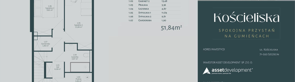 Mieszkanie w inwestycji: Kościeliska