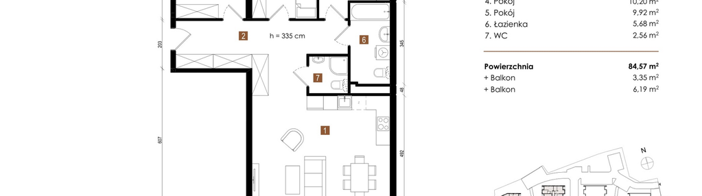 Mieszkanie w inwestycji: Apartamenty Sudetia