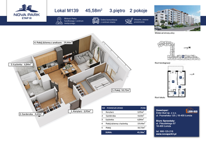 Mieszkanie w inwestycji: Nova Park etap III