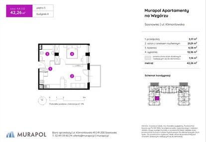Mieszkanie w inwestycji: Murapol Apartamenty na Wzgórzu - bud. 4 i 5