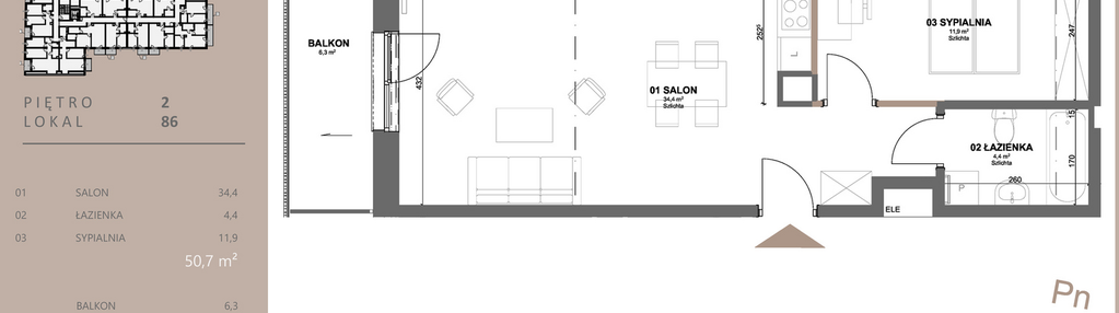 Mieszkanie w inwestycji: BETWEEN