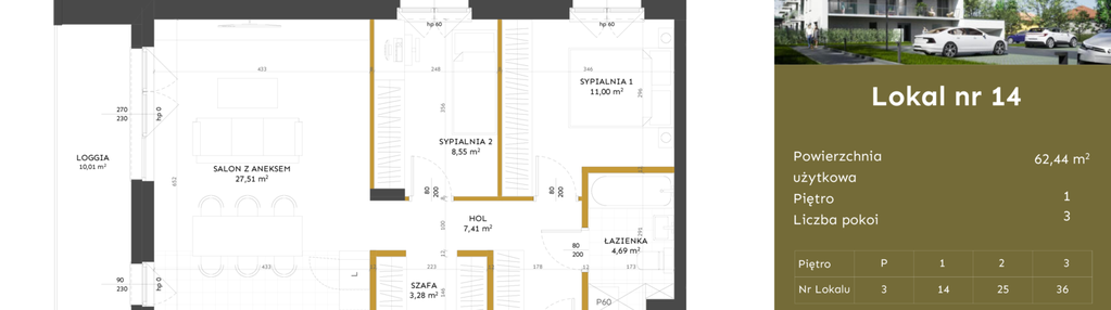 Mieszkanie w inwestycji: Apartamenty 3 Maja