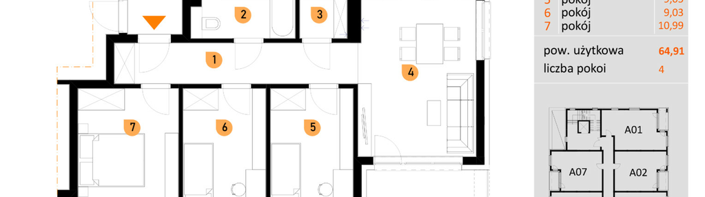 Mieszkanie w inwestycji: Apartamenty Konarskiego