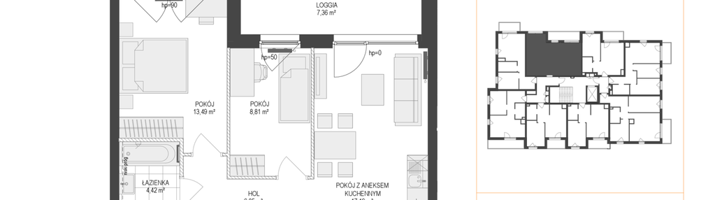 Mieszkanie w inwestycji: Osiedle Warszawska etap II