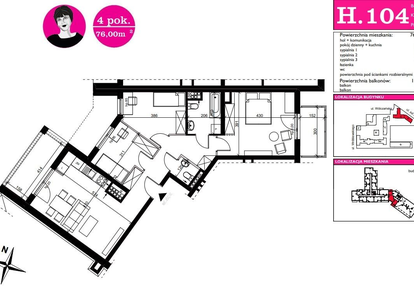 Mieszkanie w inwestycji: ART MODERN etap III - bud. H