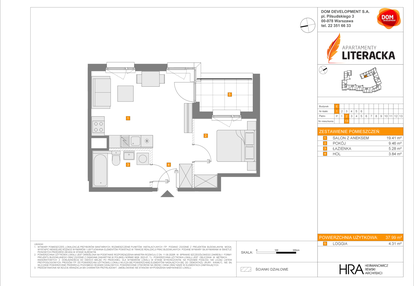 Mieszkanie w inwestycji: Apartamenty Literacka etap 2.2