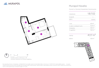 Mieszkanie w inwestycji: Murapol Havelia