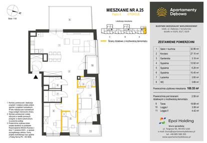 Mieszkanie w inwestycji: Apartamenty Dębowa