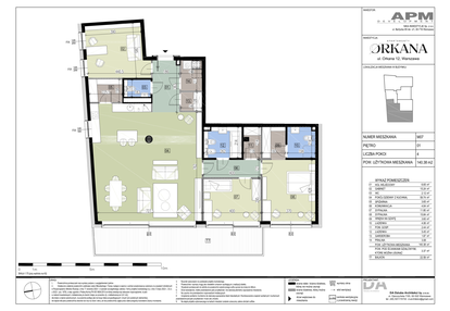 Mieszkanie w inwestycji: Apartamenty Orkana