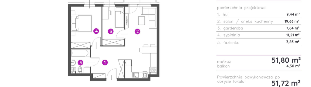 Mieszkanie w inwestycji: Murapol Osiedle Wolka