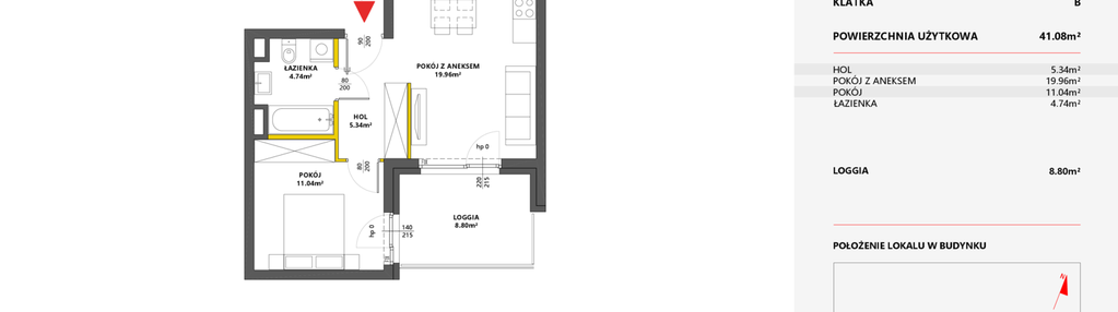 Mieszkanie w inwestycji: Metro Art 13