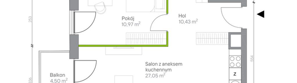 Mieszkanie w inwestycji: Jesionowa Vita