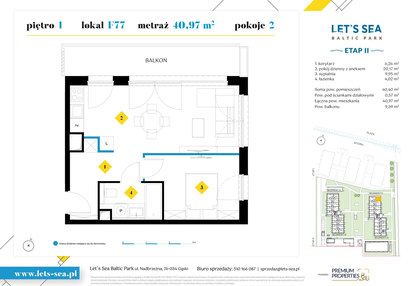 Mieszkanie w inwestycji: Let's Sea Baltic Park II