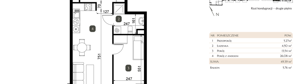 Mieszkanie w inwestycji: Dębowa 45
