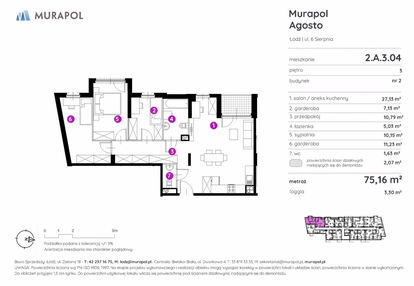 Mieszkanie w inwestycji: Murapol Agosto