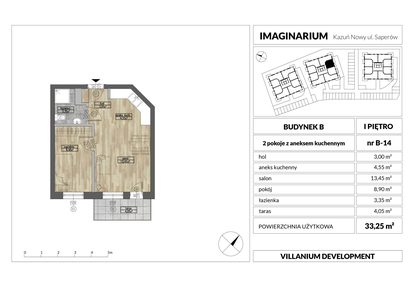Mieszkanie w inwestycji: Imaginarium Kazuń Nowy - bud. B
