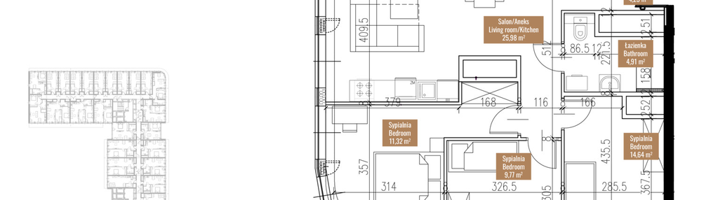 Mieszkanie w inwestycji: Global Apartments