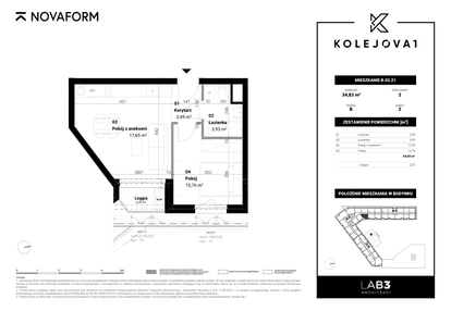 Mieszkanie w inwestycji: Kolejova 1