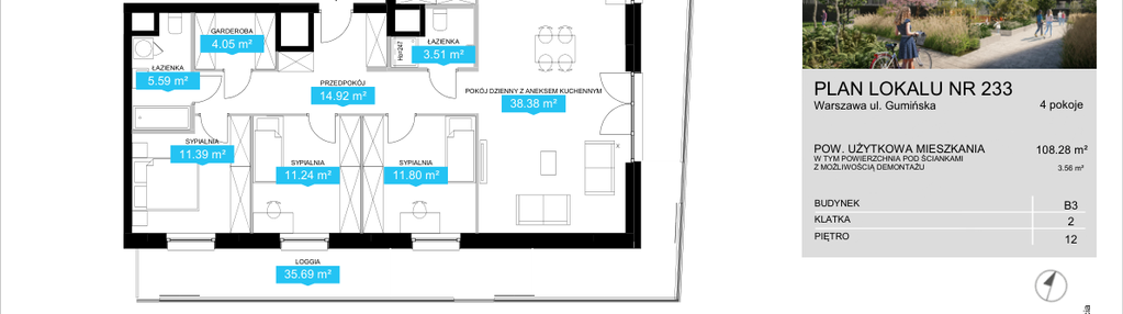 Mieszkanie w inwestycji: Stacja Wola - Etap III
