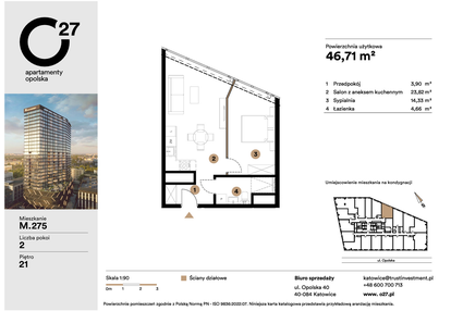 Mieszkanie w inwestycji: O27 Apartamenty Opolska