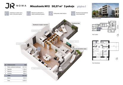 Mieszkanie w inwestycji: JR Nowa