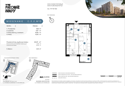Mieszkanie w inwestycji: Nowe Promenady etap II