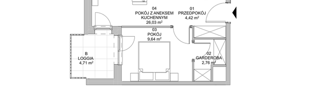 Mieszkanie w inwestycji: Francuska Park VIIIA