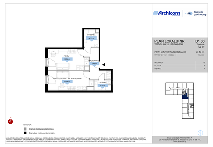 Mieszkanie w inwestycji: Bulwar Północny