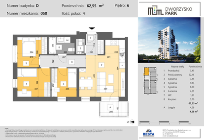 Mieszkanie w inwestycji: Dworzysko Park - Etap III