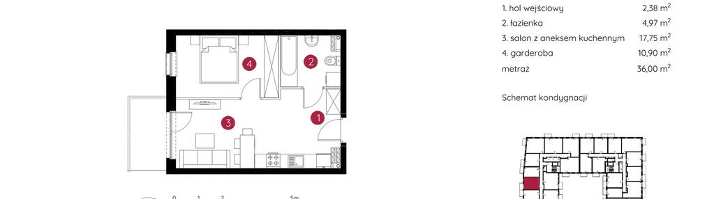 Mieszkanie w inwestycji: Murapol Ergo