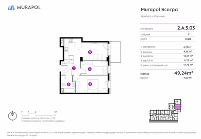 Mieszkanie w inwestycji: Murapol Scarpa