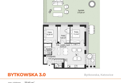 Mieszkanie w inwestycji: Bytkowska 3.0
