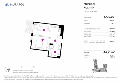 Mieszkanie w inwestycji: Murapol Agosto