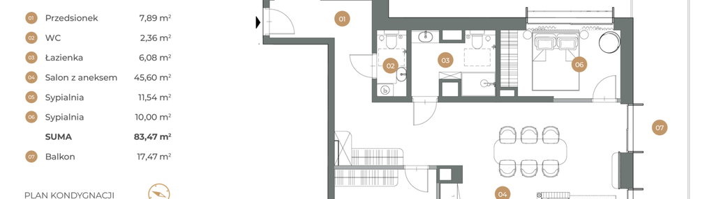 Mieszkanie w inwestycji: Witkiewicza Apartments