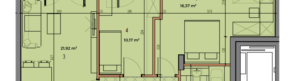 Mieszkanie w inwestycji: Partynice House II budynek P i R