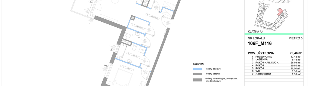 Mieszkanie w inwestycji: Miasteczko Jutrzenki Dzielnica Hortensji