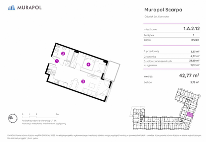 Mieszkanie w inwestycji: Murapol Scarpa