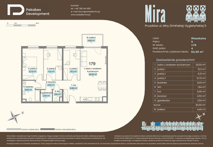 Mieszkanie w inwestycji: Mira