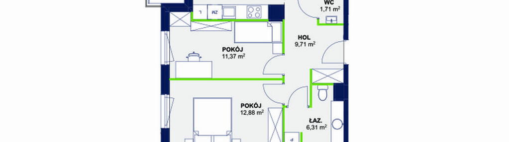 Mieszkanie w inwestycji: Wolne Miasto etap VII