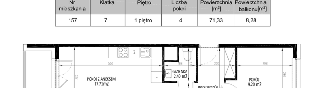 Mieszkanie w inwestycji: Krakowskie Tarasy etap V