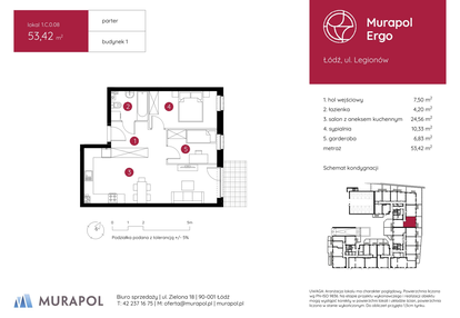 Mieszkanie w inwestycji: Murapol Ergo