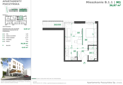 Mieszkanie w inwestycji: Apartamenty Pszczyńska