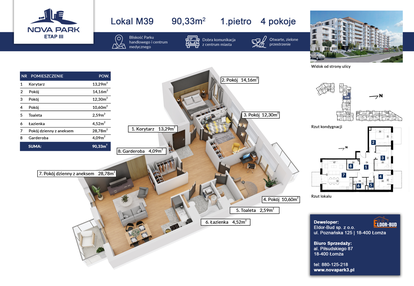 Mieszkanie w inwestycji: Nova Park etap III