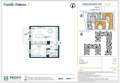 Mieszkanie w inwestycji: Osiedle Hemara - etap III bud. 2 i 3